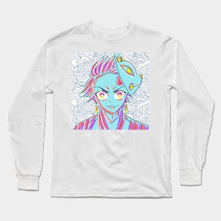 tanjiro kamado the fire hashira in kimetsu no yaiba Long Sleeve T-Shirt